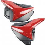 Tampa Lateral CG 150 Titan Fan 2009 a 2010 Vermelho Guarau