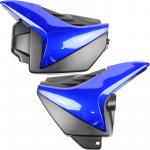 Tampa Lateral CG 150 Titan Fan 2009 Azul Perolizado