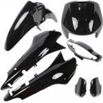 Kit Carenagem Biz 100 1998 A 2005 Mod Original - Preto