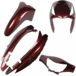 Kit Carenagem Biz 125 Ks Es 2009 A 2009 Mod Original - Vermelho