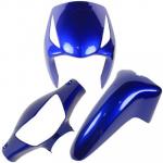 Kit Carenagem Frontal  Biz 125 2007 Azul