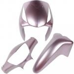 Kit Carenagem Frontal  Biz 125 2010 Rosa Perolizado