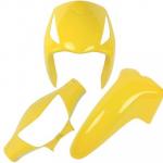 Kit Carenagem Frontal  Biz 125 2006 Até 2009 Amarelo