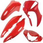 Kit Carenagem  Biz 125 2011 A 2012 Vermelho