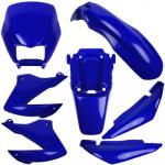 Kit Carenagem Nxr 125 150 Bros 2003 A 2004 Azul