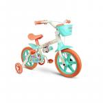 Bicicleta Infantil Feminina Aro 12 SEA - Com Cesta E Rodas Laterais