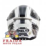 Capacete Helt Strada - Branco Grafite