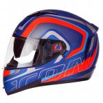 Capacete Peels ICON Silverstone Azul Fosco Com Vermelho