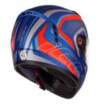 Capacete Peels ICON Silverstone Azul Fosco Com Vermelho