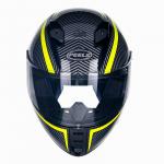 Capacete Peels ICON Carbon PRO Preto Com Amarelo