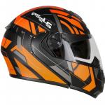 Capacete Peels U-RB2 DYNAMIC Preto Fosco com Laranja