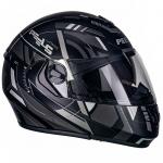 Capacete Peels U-RB2 DYNAMIC Preto Fosco com Grafite