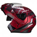 Capacete Peels U-RB2 DYNAMIC Vermelho Fosco com Grafite