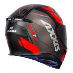 Capacete Axxis EAGLE Diagon MATT Preto Com Vermelho