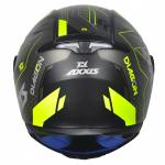 Capacete Axxis EAGLE Diagon MATT Preto Com Amarelo