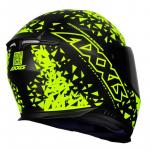 Capacete Axxis EAGLE BREAKING MATT Preto com Amarelo