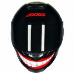 Capacete Axxis MG 16 CELEB Preto Com Vermelho