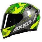 Capacete Axxis DIAGON GLOSS Verde Com Cinza