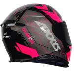 Capacete Axxis DIAGON GLOSS Preto Com Pink