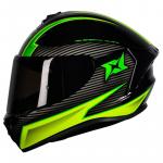 Capacete Axxis Draken TRACK Preto Com Verde