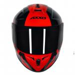 Capacete Axxis Draken Dekers GLOSS Preto Com Vermelho