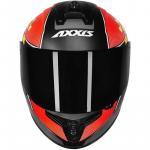 Capacete Axxis Draken BOMB MATT Preto Com Vermelho