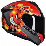 Capacete Axxis Draken BOMB MATT Preto Com Vermelho