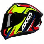 Capacete Axxis Draken VECTOR Preto Com Amarelo