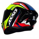 Capacete Axxis Draken VECTOR Preto Com Amarelo