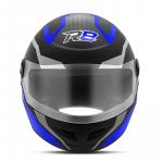 Capacete Pro Tork R8 Air Preto Fosco com Azul