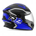 Capacete Pro Tork R8 Air Preto Fosco com Azul