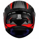 Capacete Axxis Draken VECTOR Preto Com Cinza e Vermelho