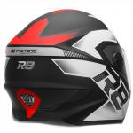 Capacete Pro Tork R8 Pro Preto Fosco Com Vermelho