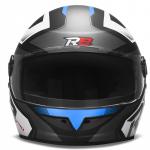 Capacete Pro Tork R8 Pro Preto Fosco Com Azul