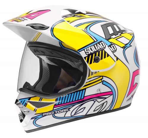 Capacete Pro Tork Vision Squad - Branco