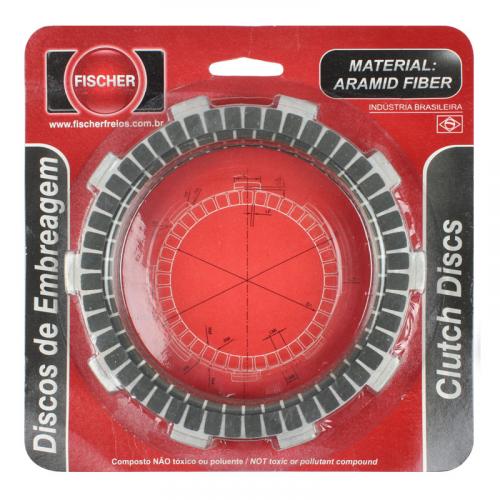 Disco de Embreagem Fischer para  NX 400 FALCON 1999 a 2008