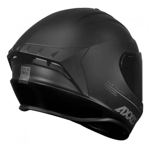 Capacete Axxis DRAKEN SOLID Preto Fosco