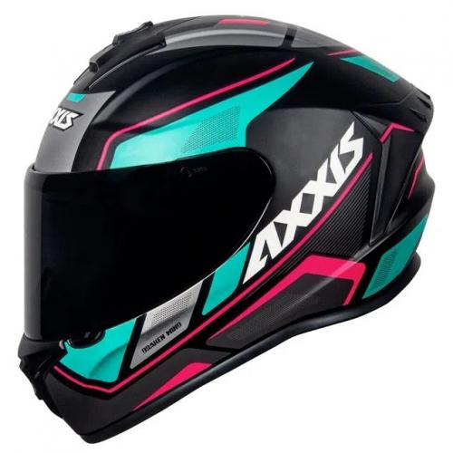 Capacete Axxis Draken WIND Preto Com Tiffany