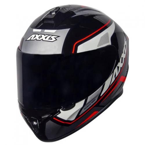 Capacete Axxis Draken WIND Preto Com Vermelho