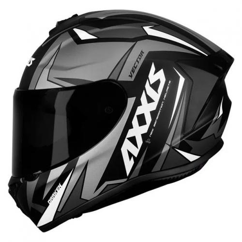 Capacete Axxis Draken VECTOR Preto com Cinza