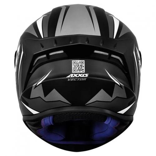 Capacete Axxis Draken VECTOR Preto com Cinza