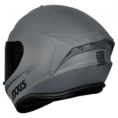 Capacete Axxis Draken SOLID Cinza