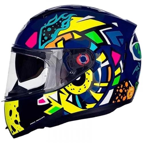 Capacete Peels ICON KING Azul Metalizado