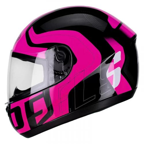 Capacete Peels Spike NEW GHOST Preto Com Rosa