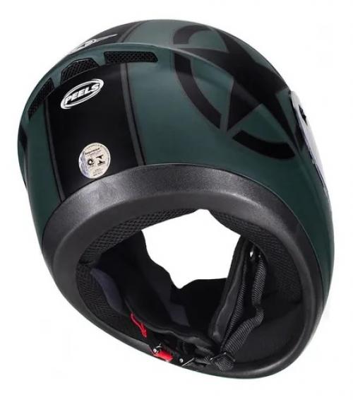 Capacete Peels Spike ARMY Verde Militar Com Preto