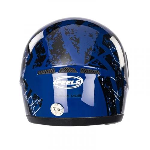 Capacete Peels Spike MOB Azul Com Preto