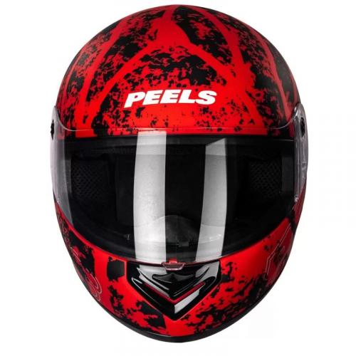 Capacete Peels Spike MOB Vermelho Com Preto