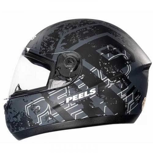 Capacete Peels Spike MOB Chumbo Com Preto