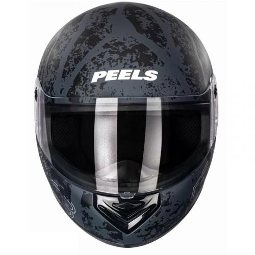 Capacete Peels Spike MOB Chumbo Com Preto