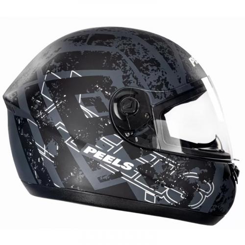 Capacete Peels Spike MOB Chumbo Com Preto